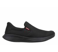MBT SF-Modena III Slip On Zapatillas para Mujer. Calzado Fisiológico con Tecnología Slip & Fit para un Uso Sin Esfuerzo. Upper de Malla Transpirable y Cuero Sintético. Color Negro