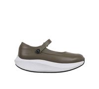 MBT Sirima 8 tipo Bailarinas de Mujer de vestir. Zapatos para Caminar Anatómicos y Cómodos. Calzado Fisiológico Confort y Estabilidad con Suela balancín. Manoletinas Casual sin cordones. color Verde