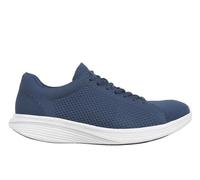 MBT SORA LACE UP Zapatillas de Deporte para Hombre Estilo Moderno. Deportivas Caminar Anatómicas y Cómodas. Calzado Fisiológico Confort y Estabilidad con Suela Curva. Sneakers con Cordones. Color Azul