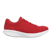 MBT Sora Lace UP Zapatillas de Deporte para Mujer Estilo Moderno. Deportivas Caminar Anatómicas y Cómodas. Calzado Fisiológico Confort y Estabilidad con Suela Curva. Sneakers con Cordones. Color Rojo