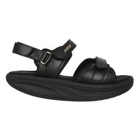 MBT SUMU 8 Sandalias de Vestir para Mujer en Piel. Calzado Ligero y Cómodo de Primavera Verano. Calzado Fisiológico de Confort y Estabilidad. Sandalias Elegantes Estilo Moderno. Color Negro