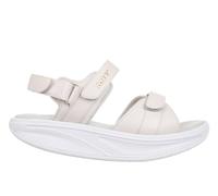 MBT SUMU 8 Sandalias de Vestir para Mujer en Piel. Calzado Ligero y Cómodo de Primavera Verano. Calzado Fisiológico de Confort y Estabilidad. Sandalias Elegantes Estilo Moderno. Color Gris