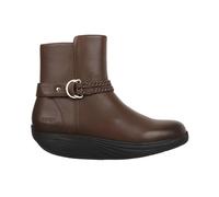 MBT Uki Boot botas de Mujer de vestir. Botas de Nappa para Caminar Anatómicas y Cómodas. Calzado Fisiológico Confort y Estabilidad con Suela balancín. Botas Casual con cordones. color marrón