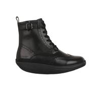 MBT Winka Boot botas de Mujer de vestir. Botas de Nappa para Caminar Anatómicas y Cómodas. Calzado Fisiológico Confort y Estabilidad con Suela balancín. Botas Casual con cordones. color Negro