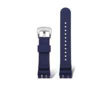 MBUIOPJ Compatible With Tissot Racing T115 Series Special Double Notch Watch Strap T115.417 Sports Silicone Rubber Men's Watch Chain Watchband 22mm(07 blue-silver)