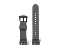 MBUIOPJ Compatible With Tissot Racing T115 Series Special Double Notch Watch Strap T115.417 Sports Silicone Rubber Men's Watch Chain Watchband 22mm(07 gray-black)