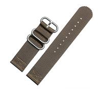 MBUIOPJ Correa de reloj de nailon de 24 mm compatible con la correa de reloj Suunto9 Spartan Sport HR Baro Traverse Canvas Universal for hombre de 18 mm, 20 mm, 22 mm y 26 mm(Khaki sk,26mm)