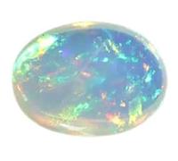 MBVGEMS 10.00 Ratti Opal Stone Certified Natural Fire Australian Opal Loose Gemstone for Man and Woman with Lab - Certificado, tamaño libre, piedra preciosa, ópalo, Talla única, Gema, Ópalo