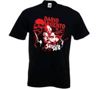 MBWECWS Dario Argento T Tshirts Camisetas y Tops Inferno Deep Red Rare DVD Film Signed Suspiria Tenebrae(XX-Large)