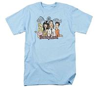 MBWECWS DuPu Married with Children BundyLand Retro 80's TV Series Graphic t-Shirt Light Blue(XX-Large)