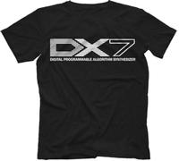 MBWECWS DX-7 T-Shirt 100% Cotton Retro Synthesiser Analog Digital FM Dx-21(Medium)