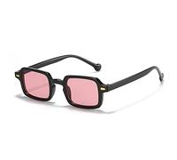 MBXLDGFD Gafas de sol 2025 para mujer, estilo retro, decoración degradada, UV400, gafas de sol azul leopardo, negro, rosa, talla única