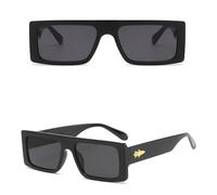MBXLDGFD Gafas de sol cuadradas 2025 para hombre, Color negro., talla única