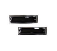 Mbxpxe Indicador intermitente 915449 2x LED Marcador Lateral Parachoques Delantero Luces Señal Giro Para Chevrolet Para Suburban C10 C20 C30 R10 R20 R30 Intermitente Retrovisor(Smoked Lens white)