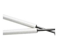 Mbxpxe Muelles Amortiguador Maletero MR100467 MR100468 MR100457 para Mitsubishi para Eclipse 1995-1999, Puntales para Portón Trasero, Elevador De Escotilla Trasera Portón Trasero(Silver Carbon Fiber)