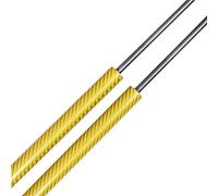 Mbxpxe Muelles Amortiguador Maletero para E84 SUV 2009-2015 Elevador Maletero Trasero Soporta Amortiguadores Barras Portón Trasero(Yellow Carbon Fiber)