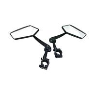 Mbxpxe Retrovisores Motocicleta Espejo retrovisor para Motocicleta, Transparente, Ancho y Ajustable, para Manillar Izquierdo y Derecho. Espejos Barra