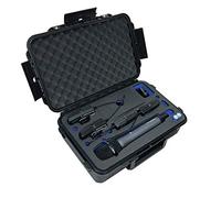 mc-cases Estuche para la Serie G4 de Sennheiser Evolution Wireless - Sennheiser EW G4 - Mucho Espacio para Accesorios, por Ejemplo, 4X transmisores de Bolsillo, Cables y más