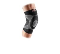 Mc David 5125R Rodillera elástica con rodete de Gel, Unisex Adulto, Negro, XL
