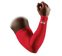 Mc David 6566R Mangas de compresión, Unisex Adulto, Rojo, S/M