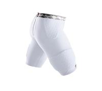 Mc David Hexpad Basket Pro Short, Unisex Adulto, Blanco, XL
