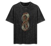 MC Escher Infinity Ants Graphite Men's Black Unisex Mens Tees T-Shirt Black XXL
