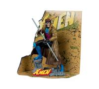 McFarlane Marvel Gambit - Juguete Coleccionable a Escala 1:10 con Escena (X-Men #1)