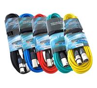 MC Keepdrum de 001 x x 5 x 6 m Micrófono Juego de cables XLR Colores