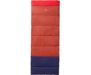 Mc Kinley Flannel II Saco de Dormir, Unisex, Rojo óxido/Azul Marino Oscuro, 195L