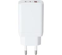MC Power - Cargador rápido USB GaN para teléfonos móviles, 2 adaptadores de corriente USB-C, 1 adaptador USB-A QC | máx. 65 W | Cargador rápido
