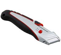 MC POWER - Cúter con alimentador automático de cuchillas | SX2010 | Cuchillo universal con alimentación de 3 niveles, mango de goma ergonómico para diestros y diestros, certificado TÜV/GS