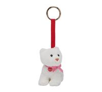 MC2 Saint Barth- Charm con Mini Gato de Peluche- Bags- Mujer- Blanco- ONE SIZE- Charm con Mini Gato de Peluche