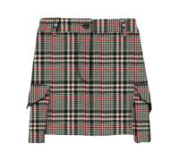 MC2 Saint Barth - Falda corta cargo con estampado Príncipe de Gales - Skirts - Mujer - Multicolor - M -