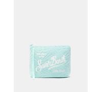 MC2 Saint Barth MC2 Saint Barth - Neceser con asa para la muñeca de neopreno estampado con cremallera. Turquesa