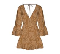 MC2 Saint Barth - Vestido Corto Mujer Elegante Paisley - Dresses - Mujer - Marrón - S -