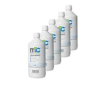 MC24® Aqua Bidest - Agua de laboratorio bidestilada (5 x 1000 ml)