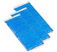 MC24 - Compresas de gel para frío y calor, aptas para microondas, 12 x 29 cm, 3 unidades