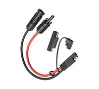MC4 to SAE Adapter Solar Panel to SAE 10 AWG Adapter - 50cm Rv Solar Panel Battery Charging Kit
