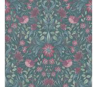 MC61011 - Papel Tapiz Floral Rosa Galerie De Pájaro Charme