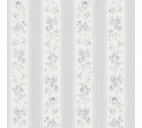 MC61055 - Maison Charme Floral, Rayas AzulBlanco Galerie Papel Tapiz