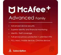 McAfee+ Advanced Family Dispositivos Ilimitados / 1 Año