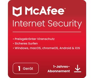 McAfee Internet Security [1 dispositivo - 1 año]