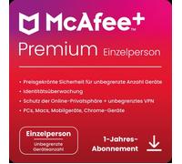 McAfee+ Premium Individual Dispositivos Ilimitados / 1 Año