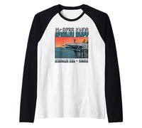 McAfee Knob Appalachian Trail Vintage 90's Hiking Camiseta Manga Raglan