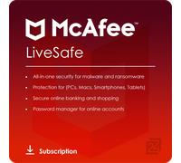 McAfee LiveSafe 2026 1 Dispositivo 2 Años