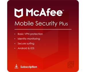 McAfee Mobile Security Plus VPN [Unlimited Device, 1 Years] Dispositivos Ilimitados / 1 Año