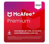 McAfee Plus Premium Individual 1 año Dispositivos ilimitados