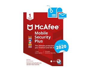 McAfee Small Business Security - Antivirus, Edición Europea, 1 Dispositivos, PC/Mac/Android/Smartphones, Código de activación por correo