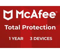 McAfee Total Protection 1 Year 3 Device Key - EU