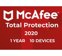 Mcafee Total Protection 2020 1 Year 10 Devices Key - GLOBAL